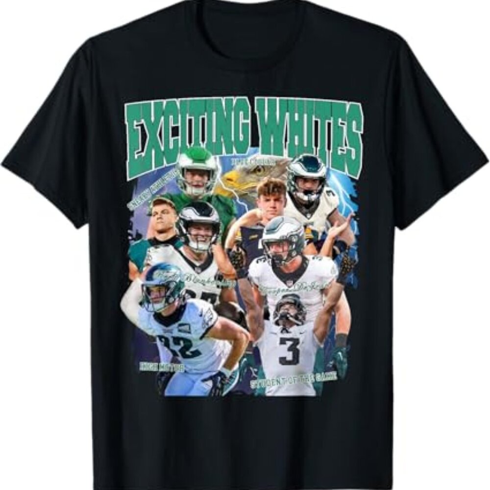 Exciting whites eagles shirt